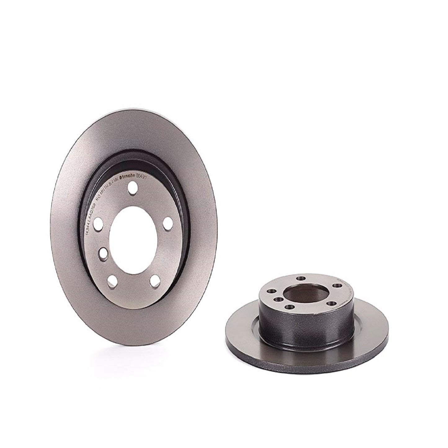 BRE-08.B649.11 - PAR DE DISCOS DE FRENO TRASEROS PARA MINI COOPER COUNTRYMAN BASE 2011-2016