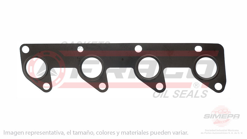 MEX-8640010 - EMPAQUE MULTIPLE DE ESCAPE PARA AUDI A1 L4 1.2 L SOHC 8 V. TSI CBZA CBZB CBZC 2010-2013