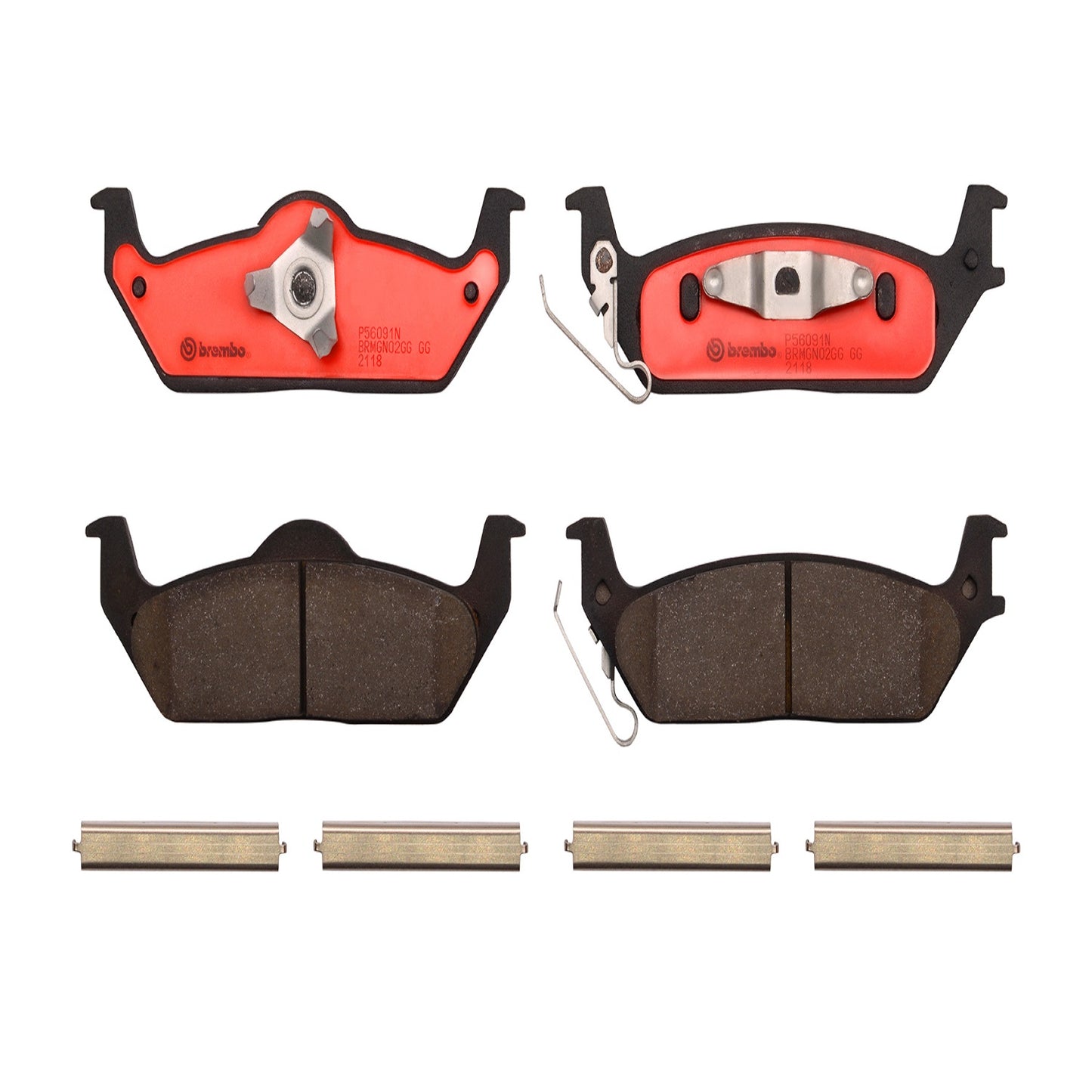 BRE-P56091N - BALATAS TRASERAS PARA FORD F-150 FX2 2012-2012