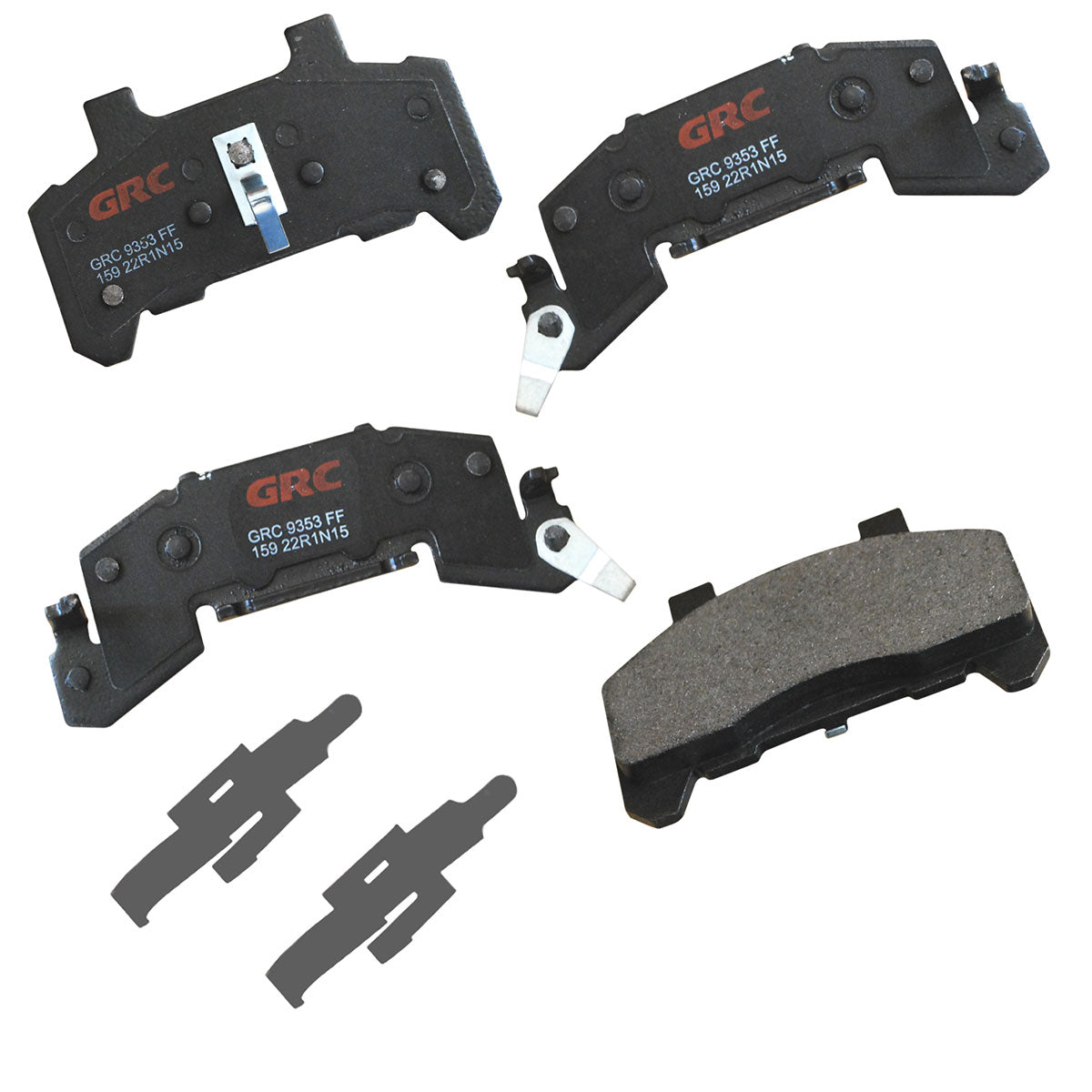 GMD159 - BALATAS SEMIMETALICAS DELANTERAS PARA BUICK CENTURY 2.8L 1985-1985