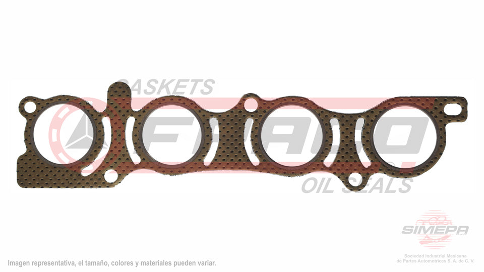 MEX-5840187-1 - EMPAQUE MULTIPLE DE ESCAPE PARA NISSAN JUKE L4 1.6 L 16 V. DOHC HR16DE 2010-2014