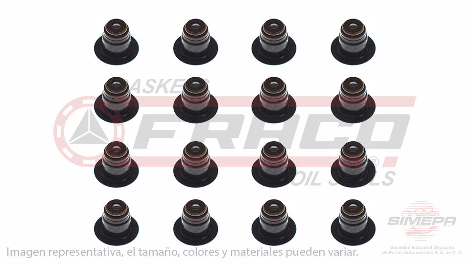 SS-2411-V-16 - SELLOS DE VALVULA POR JUEGOS PARA FORD CROWN VICTORIA V8 4.6 L SOHC 16 V. SOHC 1995-2008