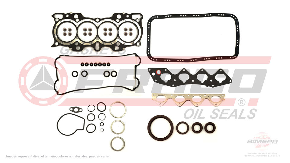 FSX-3540160 - JUEGO DE EMPAQUES PARA HONDA CR-V L4 2.0 L DOHC 16 V. DOHC B20B4 B20Z2 1997-2001