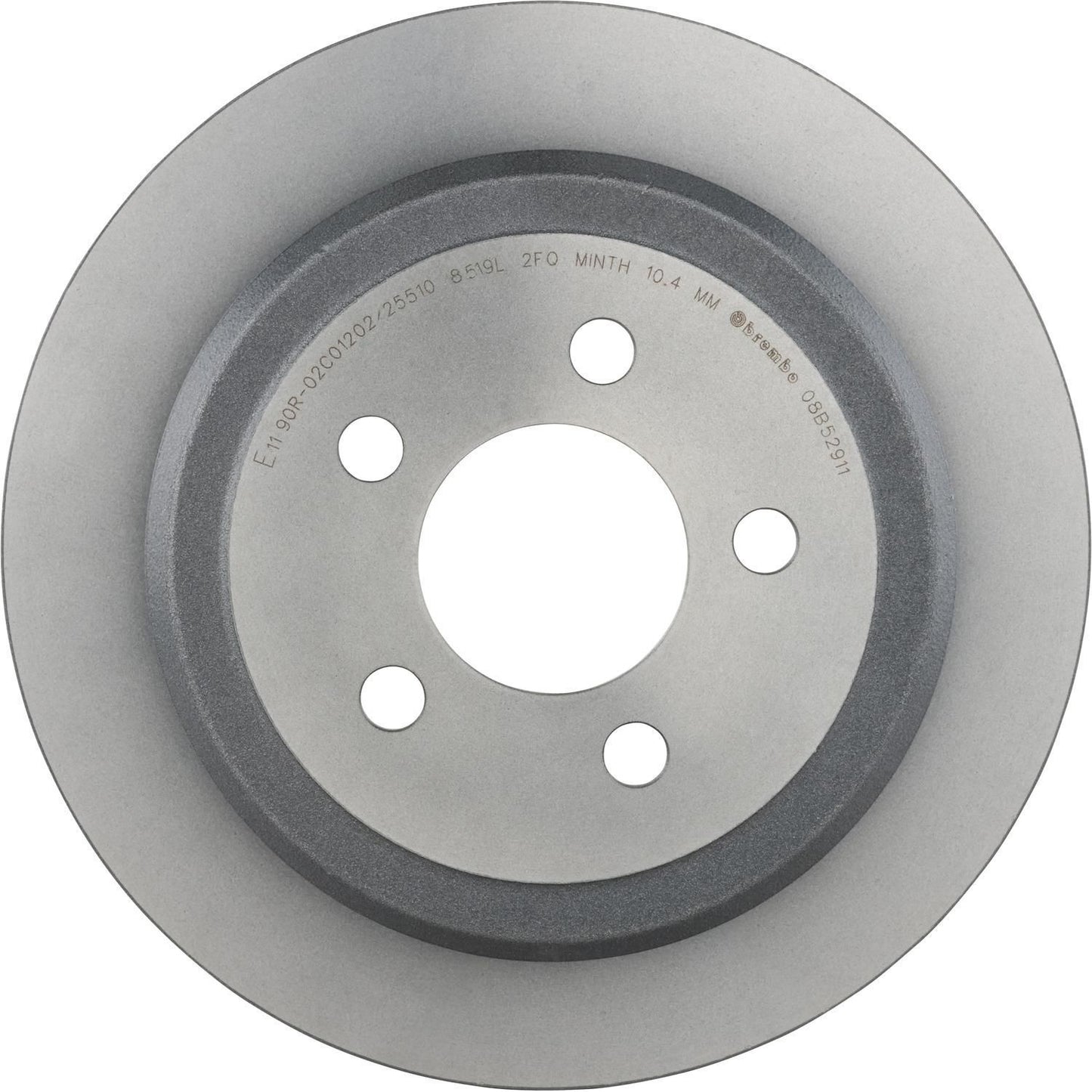 BRE-08.B529.11 - PAR DE DISCOS DE FRENO TRASEROS PARA DODGE NITRO ATX 2007-2008