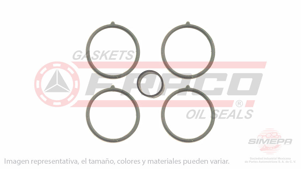 MIX-6040127 - EMPAQUE MULTIPLE DE ADMISION PARA CHEVROLET TORNADO L4 1.8 L 8 V. SOHC C18NZ 2007-2010