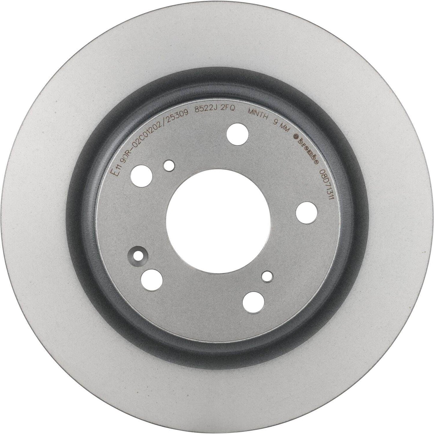 BRE-08.D713.11 - PAR DE DISCOS DE FRENO TRASEROS PARA HONDA CIVIC TYPE R 2017-2019