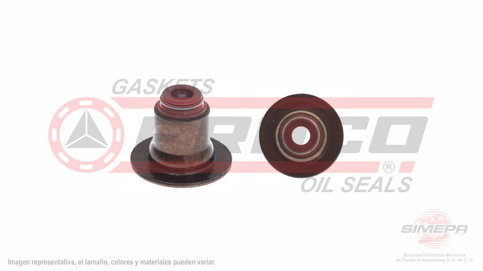 S-2471-V - (50 PIEZAS) SELLO DE VALVULA (RETEN) PARA PEUGEOT PARTNER 1.6 L DIESEL L4 8 V SOHC DV6DTED 2013-2021