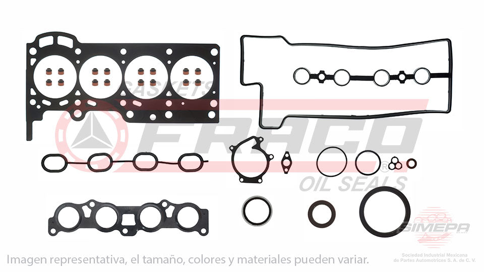 FSX-8040115 - JUEGO DE EMPAQUES PARA TOYOTA YARIS L4 1.3 L 16 V. DOHC 2SZFE 2004-2007