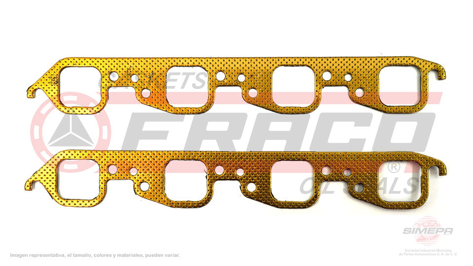 MEX-3082180 - EMPAQUE MULTIPLE DE ESCAPE PARA CHEVROLET C1500 V8 7.4 L 16 V. OHV 1991-1993