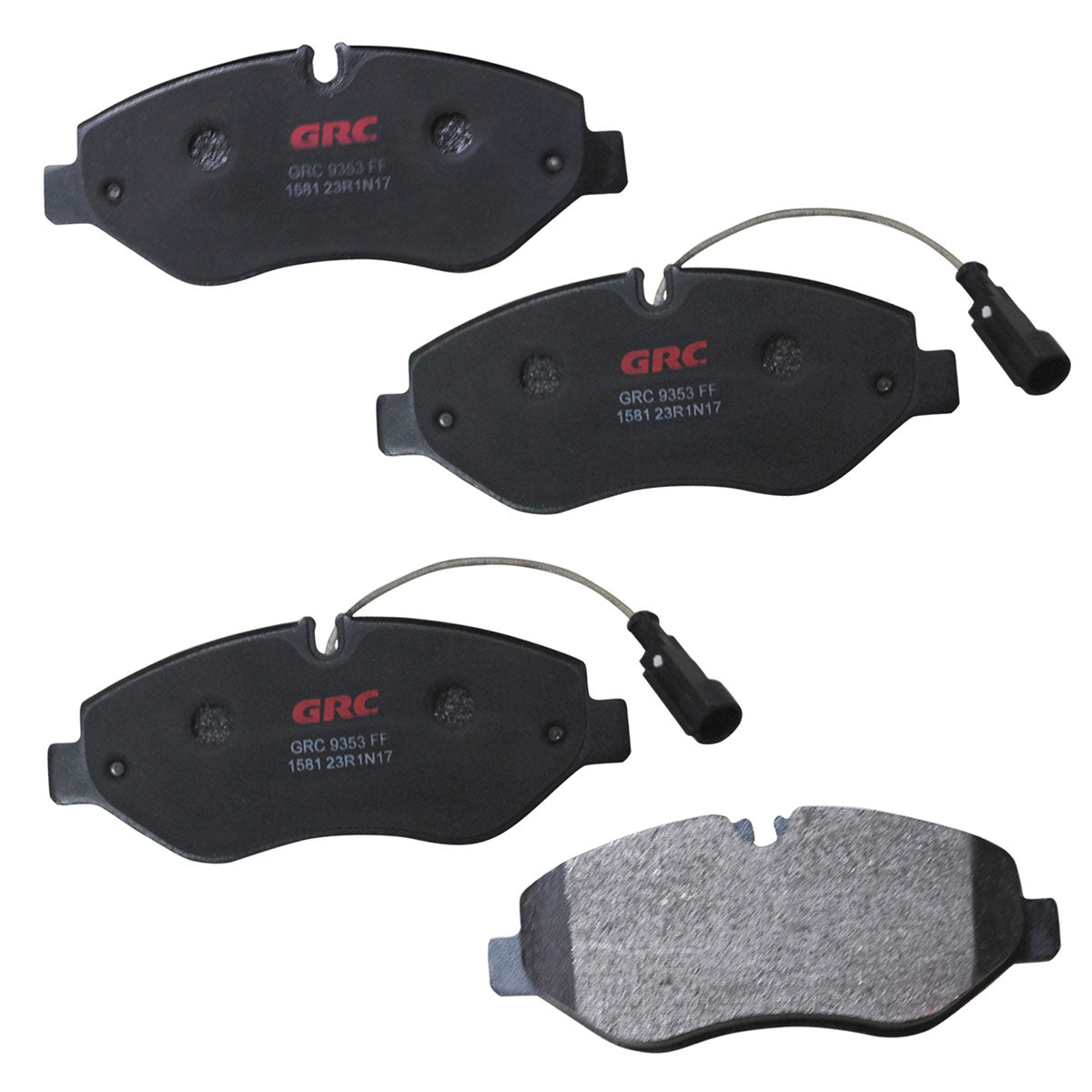 GMD1581 - BALATAS SEMIMETALICAS DELANTERAS PARA NISSAN CABSTAR 2008-2008