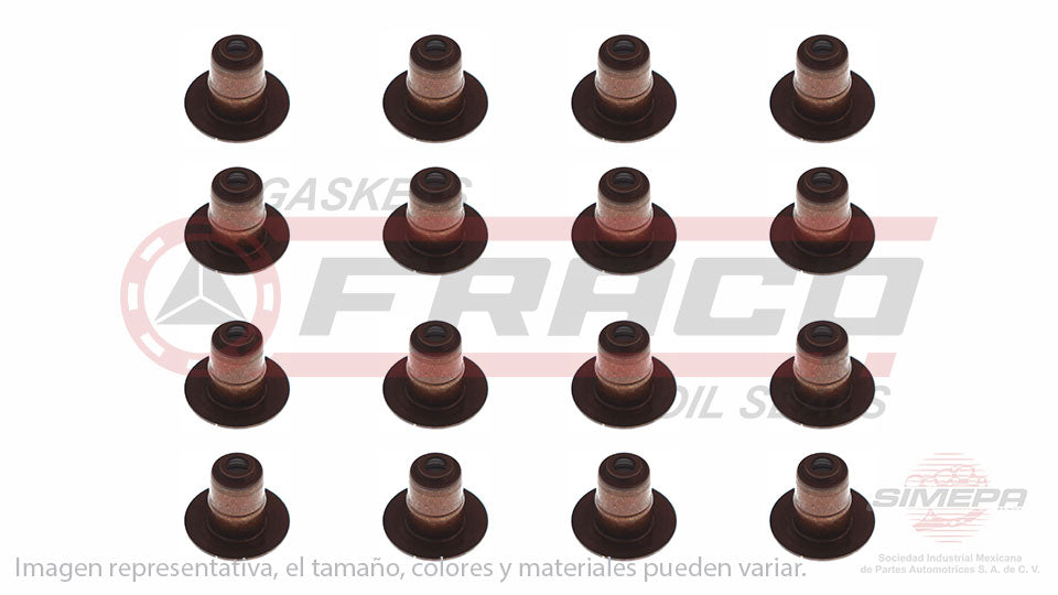SS-2425-V-16 - SELLOS DE VALVULA POR JUEGOS PARA CHRYSLER 300 V8 5.7 L 16 V. HEMI 2005-2008