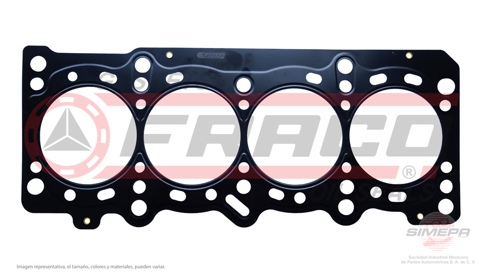 HGX-2540110-MLO - EMPAQUE DE CABEZA PARA FIAT PANDA L4 1.2 L 8 V SOHC 188A4.000 2007-2012