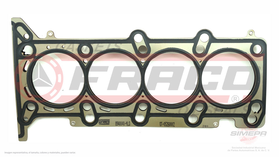 HGX-8940040-MLO - EMPAQUE DE CABEZA PARA CHEVROLET SAIL L4 1.4 L 16 V. DOHC LCU 2012-2015