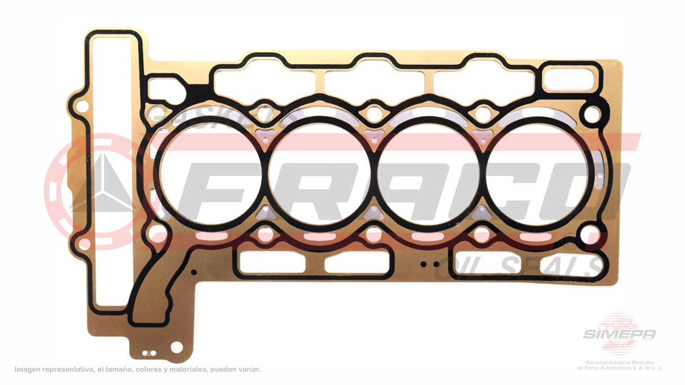 HGX-0840041-MLO - EMPAQUE DE CABEZA PARA MINI COOPER L4 1.6 L DOHC TURBO 16 V. N14B16A N14B16C DOHC TURBO 2007-2013