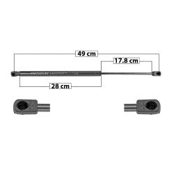 MANJ-51040 - AMORTIGUADOR 5TA PUERTA PARA HYUNDAI iX35 2015-2016 DERECHA/IZQUIERDA