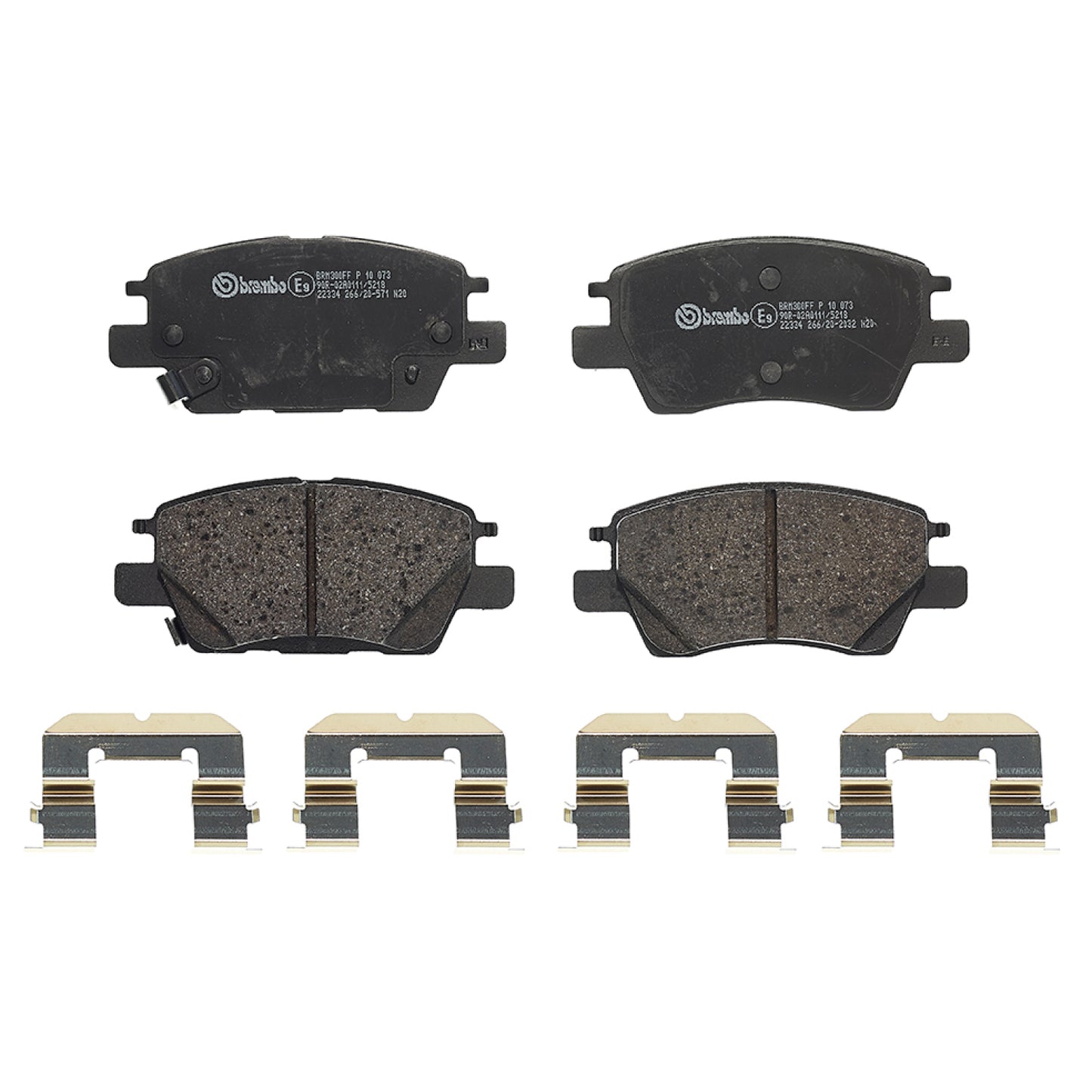 BRE-P10073 - BALATAS DELANTERAS PARA CHEVROLET BOLT EV LT 2017-2020