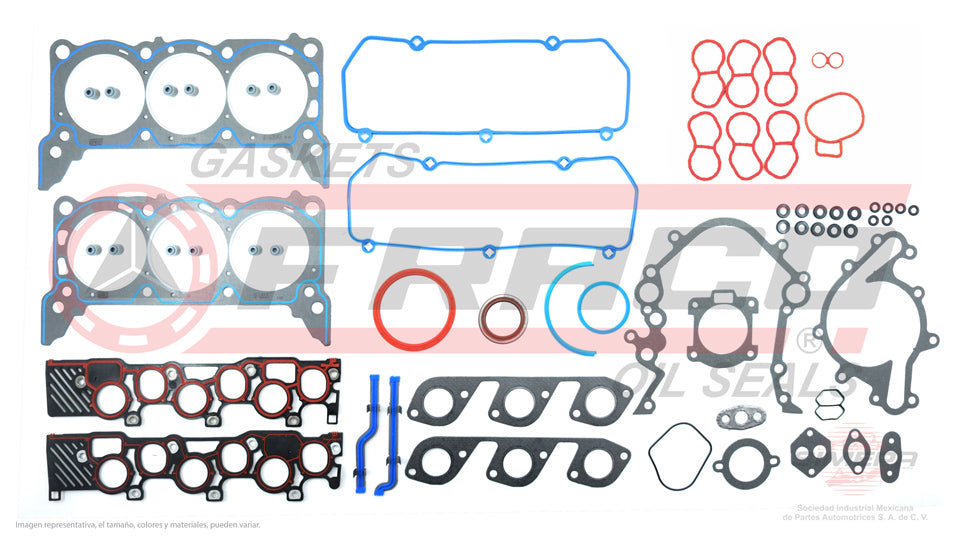 FSX-2662077 - JUEGO DE EMPAQUES PARA FORD WINDSTAR V6 3.8 L 12 V. OHV 1997-1998