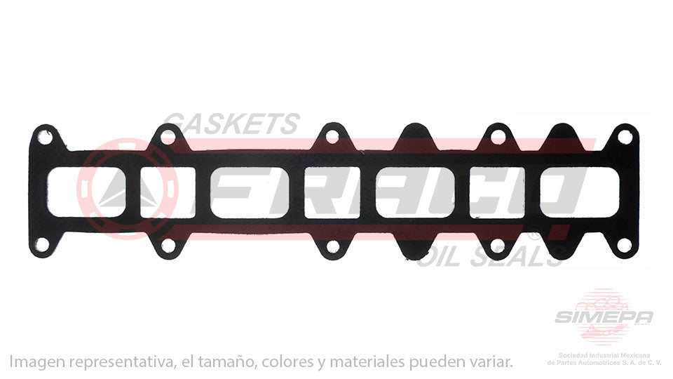 MEX-2540400 - EMPAQUE MULTIPLE DE ESCAPE PARA FIAT DUCATO L4 3.0 L DIESEL 16 V. DOHC F1CE3481E/M 2008-2011