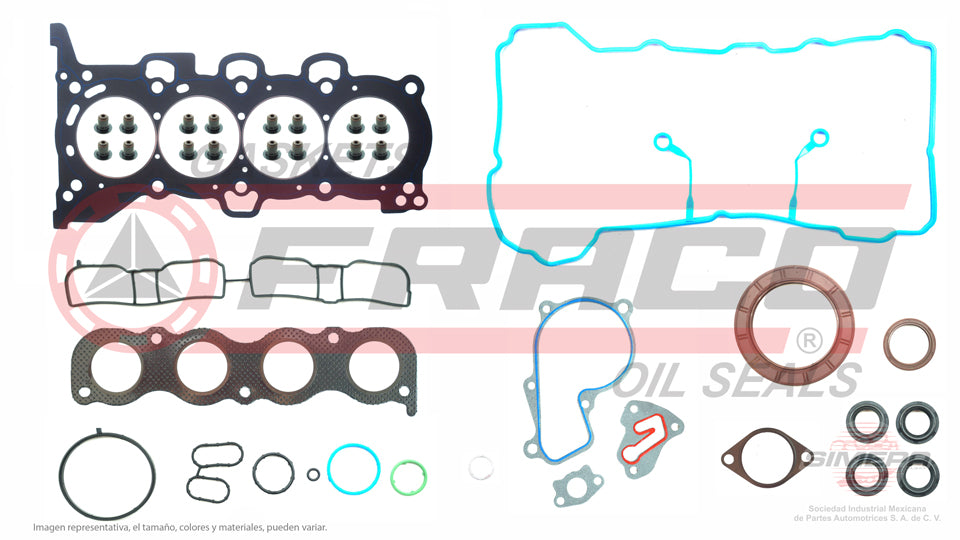 FSX-3640078NR - JUEGO DE EMPAQUES PARA HYUNDAI ELANTRA 1.8 L L4 16 V. DOHC 2011-2013