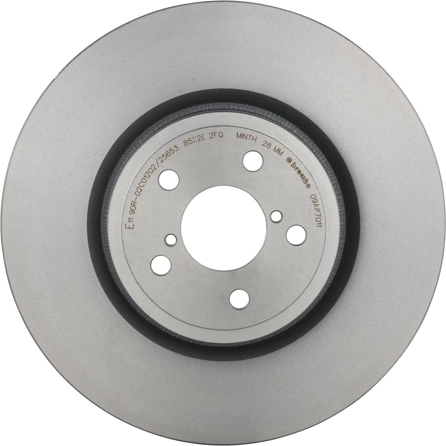 BRE-09.A870.11 - PAR DE DISCOS DE FRENO DELANTEROS PARA SUBARU FORESTER 2.0XT LIMITED 2014-2018
