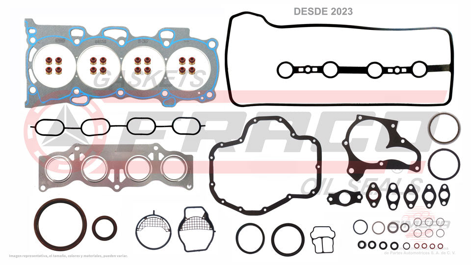 FSX-8040325SB - JUEGO DE EMPAQUES PARA LEXUS HS250H L4 2.4 L 16 V. DOHC 2AZFXE 2010-2012