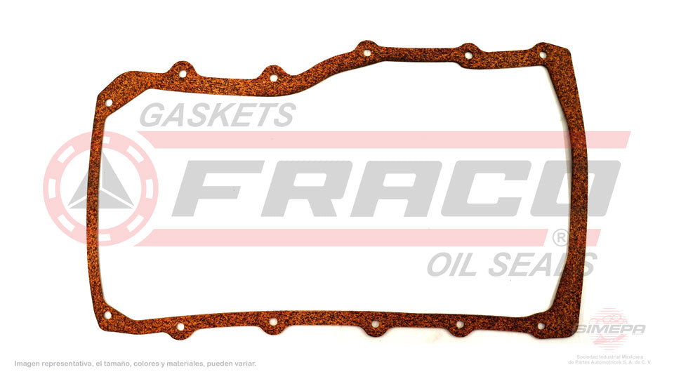OSX-3040115 - EMPAQUE DE CARTER PARA BUICK CENTURY L4 2.5 L 8 V. OHV 1988-1992