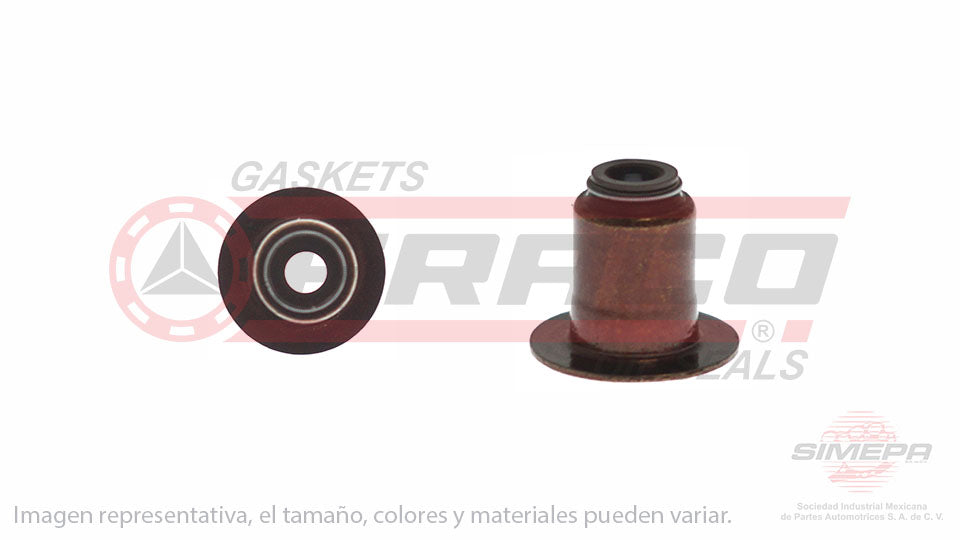S-2464-V - (50 PIEZAS) SELLO DE VALVULA (RETEN) PARA FIAT DUCATO L4 3.0 L DIESEL 16 V. DOHC F1CE3481E/M 2008-2011