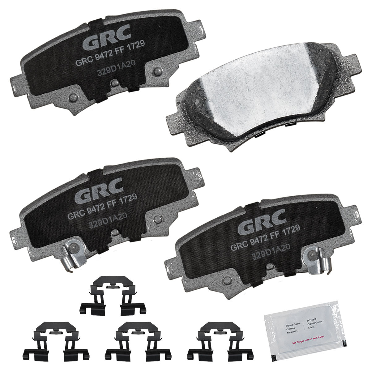 GPRD1729 - BALATAS CERAMICAS TRASERAS PARA MAZDA 3 2014-2016