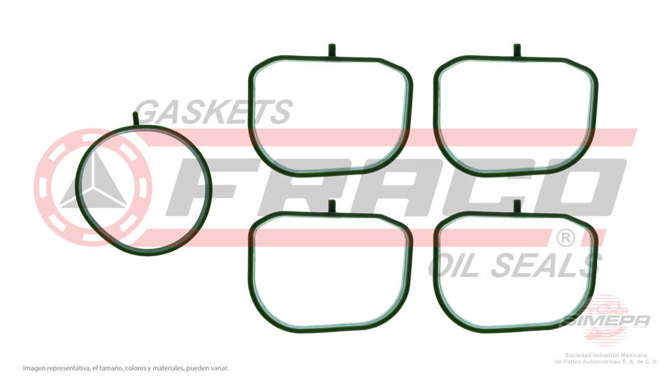 MIX-5340215 - EMPAQUE MULTIPLE DE ADMISION PARA FORD ESCAPE L4 2.3 L 16 V. DOHC 2005-2008