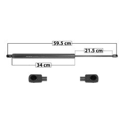 MANJ-35130 - AMORTIGUADOR 5TA PUERTA PARA VOLKSWAGEN SHARAN 1995-2000 DERECHA/IZQUIERDA