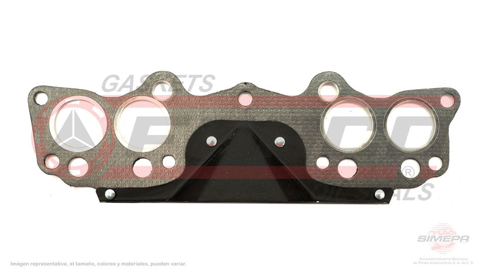 MEX-8040331 - EMPAQUE MULTIPLE DE ESCAPE PARA TOYOTA 4RUNNER L4 2.4 L 8 V. SOHC 22R 22RE 22REC 1984