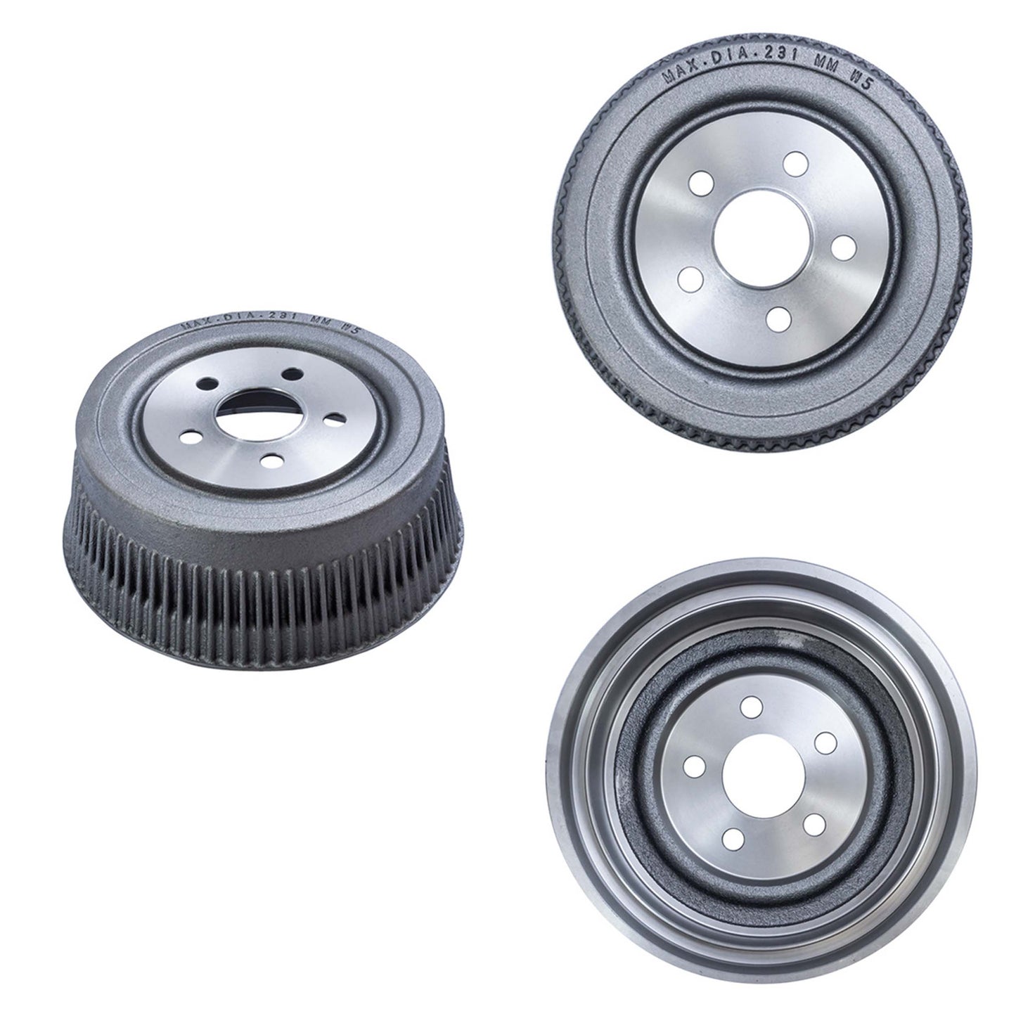 FT-05008 PAR TAMBORES DE FRENO TRASEROS DODGE GRAND CARAVAN LE 6 CIL 3L 1987-1987