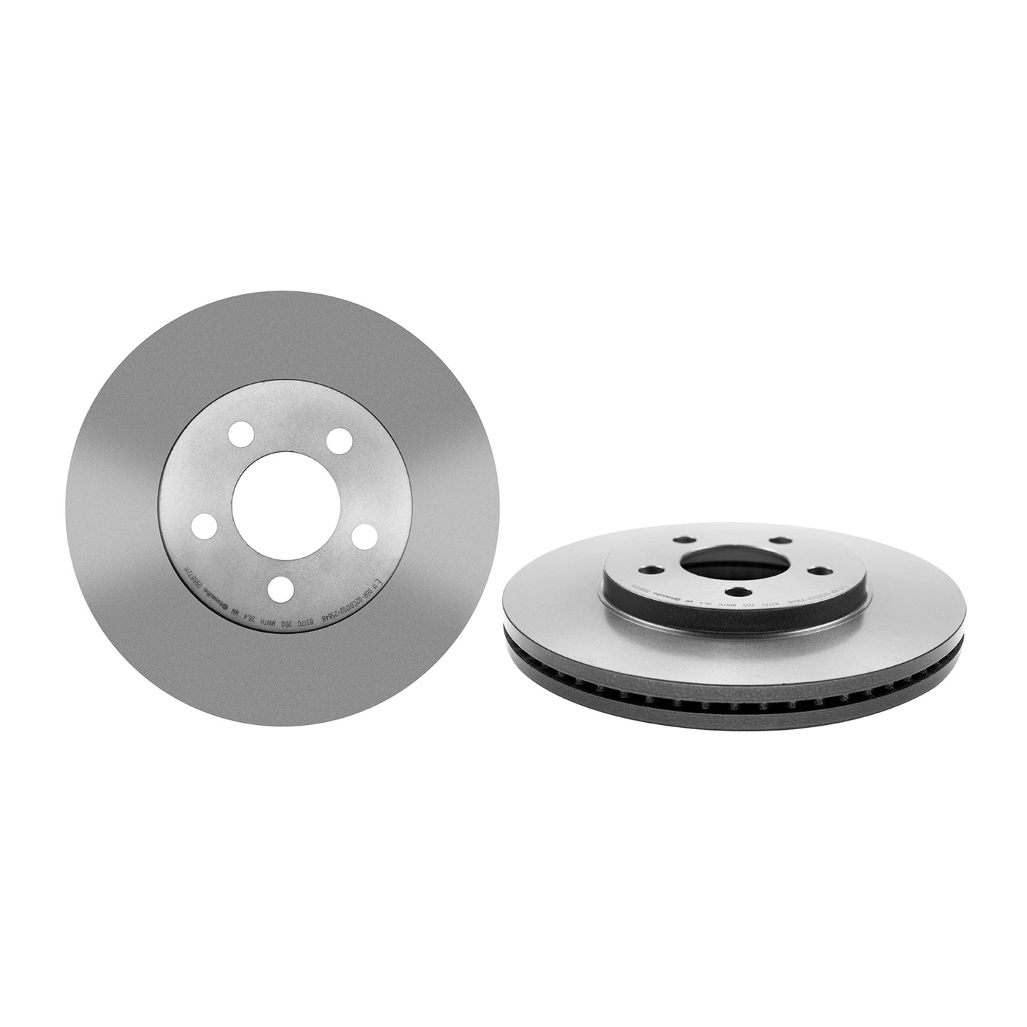 BRE-09.8872.10 - PAR DE DISCOS DE FRENO DELANTEROS PARA FORD CROWN VICTORIA BASE 2003-2008