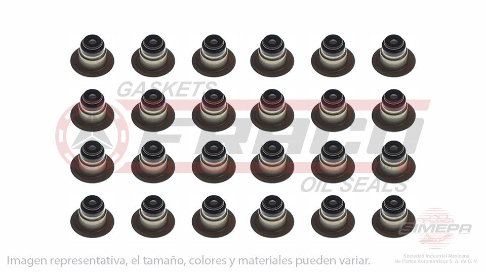 SS-2445-V-24 - SELLOS DE VALVULA POR JUEGOS PARA FORD EDGE V6 3.5 L DOHC 24 V. DOHC 2007-2014