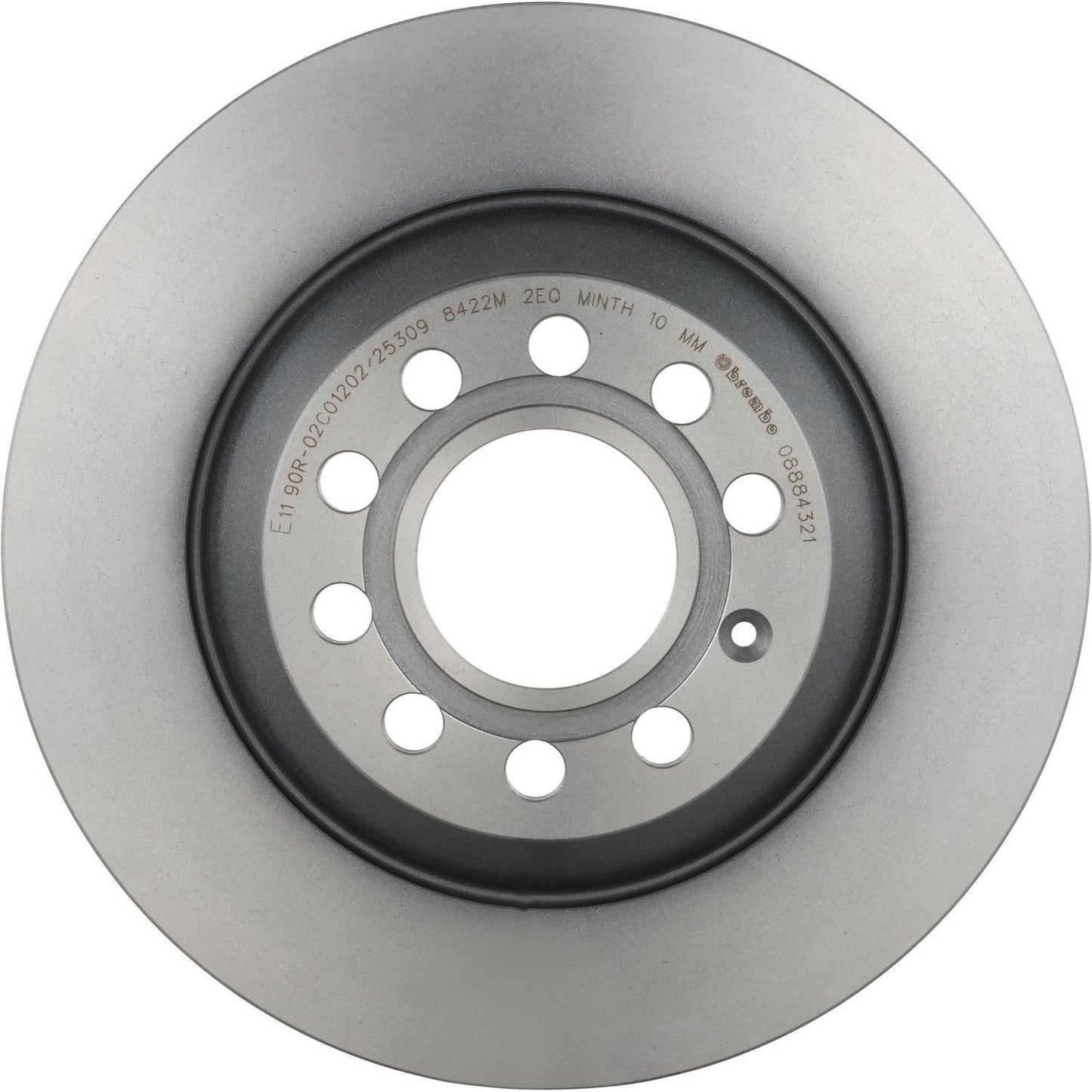 BRE-08.8843.21 - PAR DE DISCOS DE FRENO TRASEROS PARA AUDI A6 BASE 2006-2006