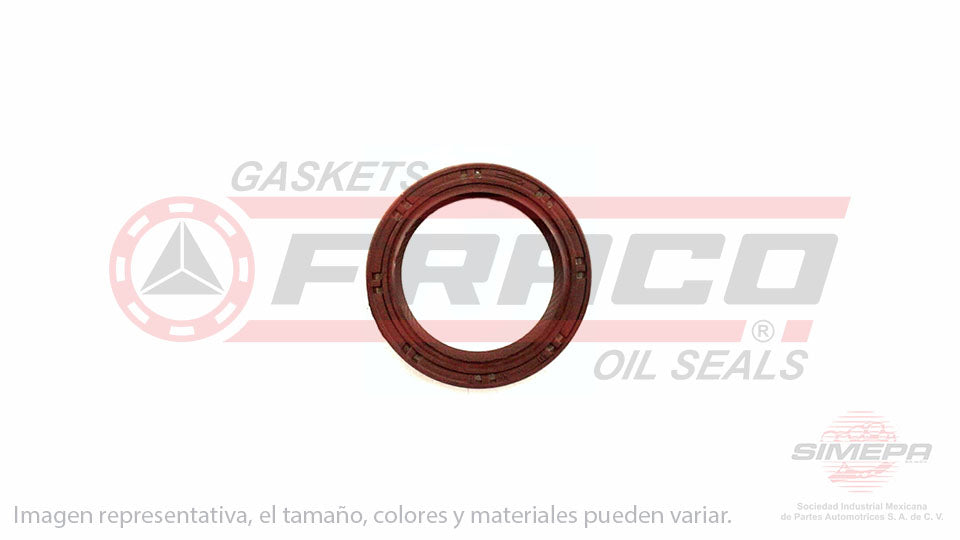 S-040011-V - RETEN DE CIGÜEÑAL PARA NISSAN HIKARI L4 1.6 L E16 8 V. SOHC E16 I/S 1987-1992