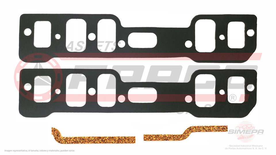 MIX-2662072 - EMPAQUE MULTIPLE DE ADMISION PARA FORD MUSTANG V6 3.8 L 12 V. OHV 1994-1995