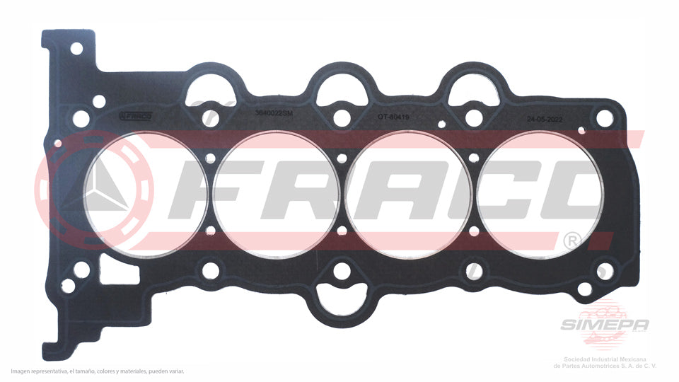 HGX-3640061-SM - EMPAQUE DE CABEZA PARA DODGE ATTITUDE L4 1.4 L 16 V. DOHC G4FA 2011-2014