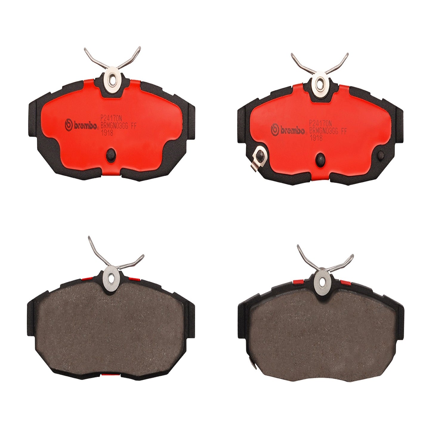 BRE-P24170N - BALATAS TRASERAS PARA FORD MUSTANG BASE 2011-2014