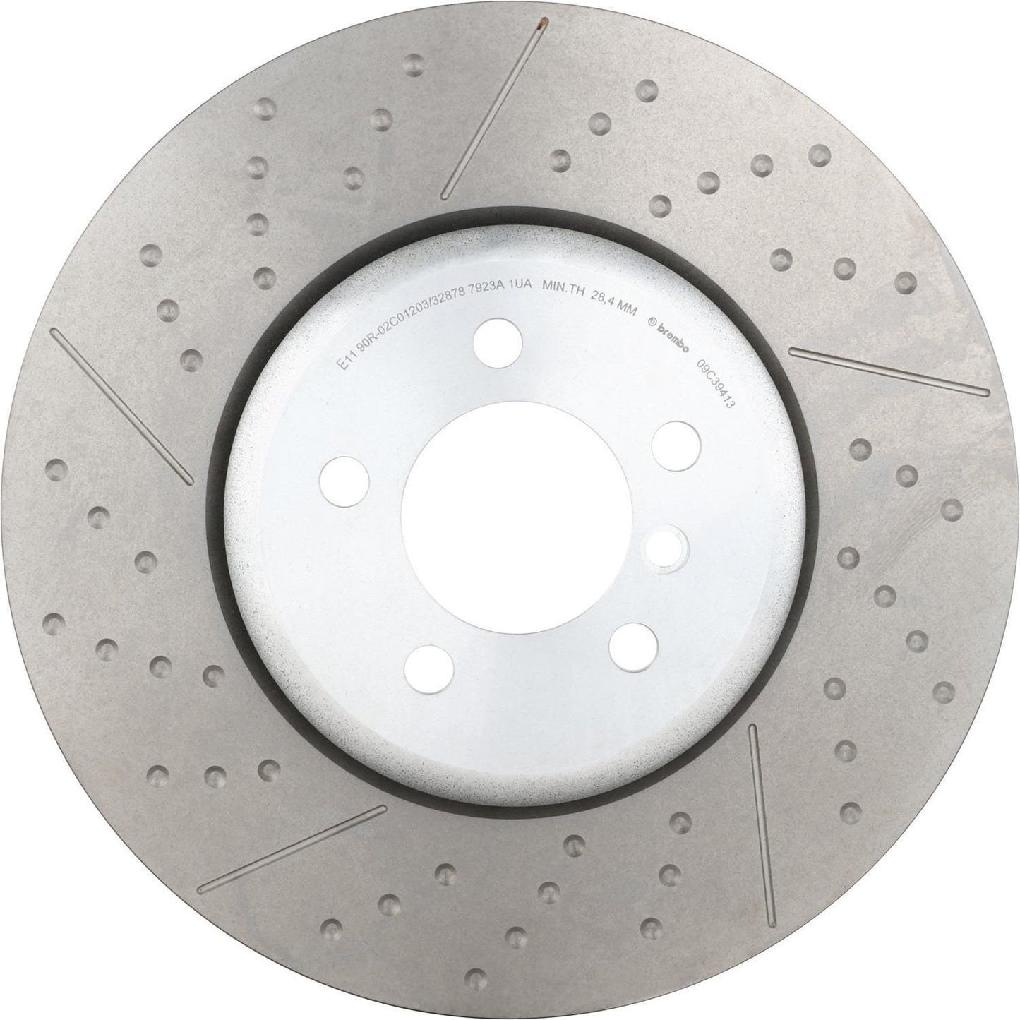 BRE-09.C394.13 - PAR DE DISCOS DE FRENO DELANTEROS PARA BMW 118I SPORT LINE 2018-2018