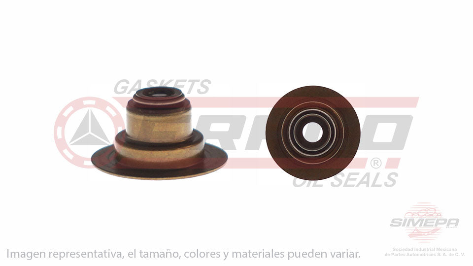 S-2407-V - (50 PIEZAS) SELLO DE VALVULA (RETEN) PARA FORD EXPLORER V6 4.0 L SOHC 12 V. SOHC 1997-2010