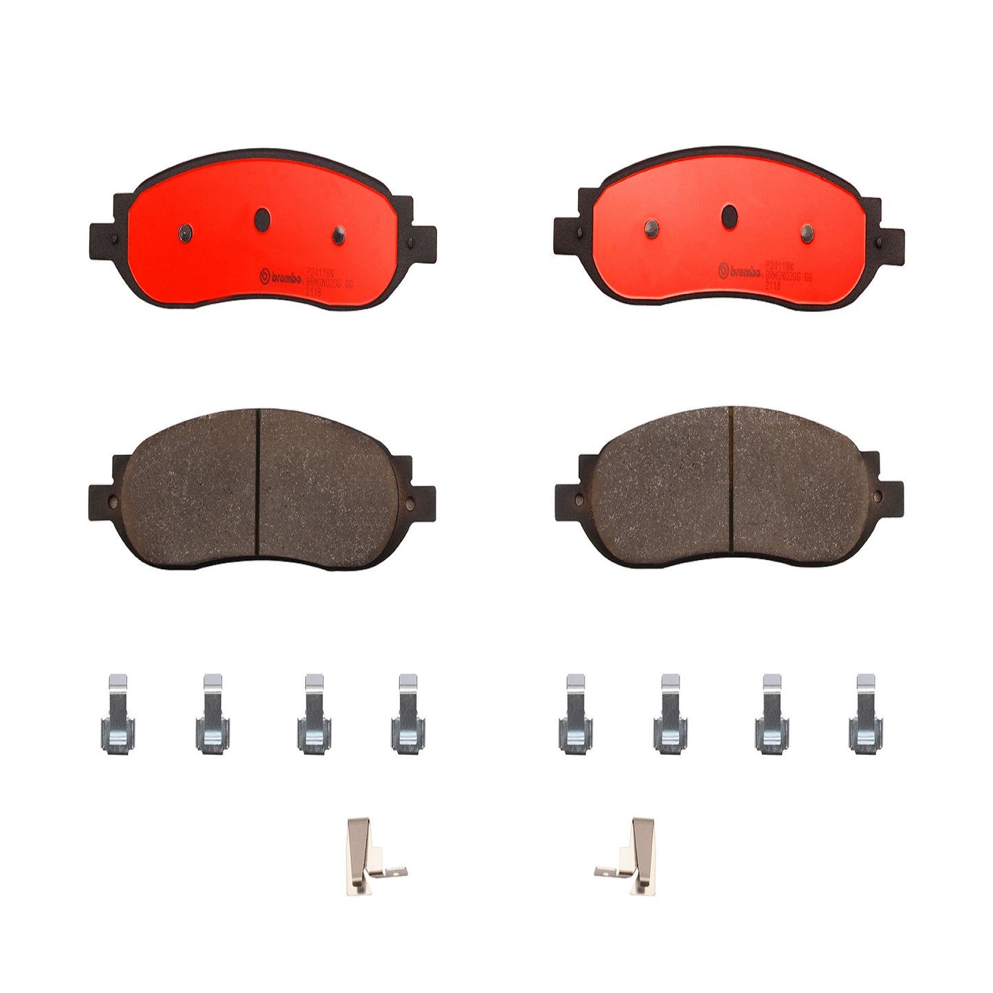 BRE-P24118N - BALATAS TRASERAS PARA FORD F-250 SUPER DUTY HARLEY-DAVIDSON EDITION 2005-2007