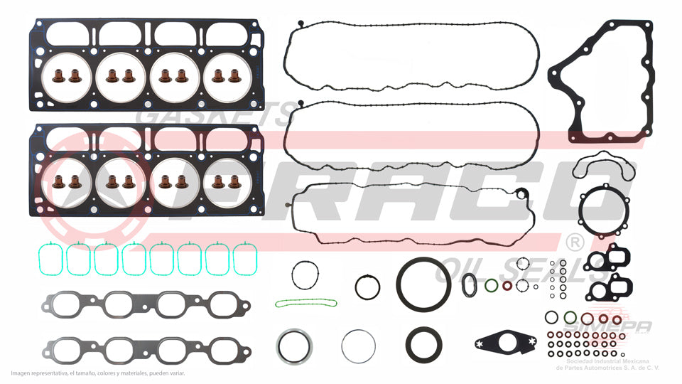 FSX-3082067NR - JUEGO DE EMPAQUES PARA CHEVROLET SILVERADO 1500 V8 5.3 L 16 V. OHV 2014-2017