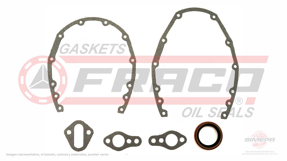 TCX-3062132 - EMPAQUE DE TAPA DE DISTRIBUCION PARA CHEVROLET ASTRO V6 4.3 L 12 V. OHV 262 " 1986-1995