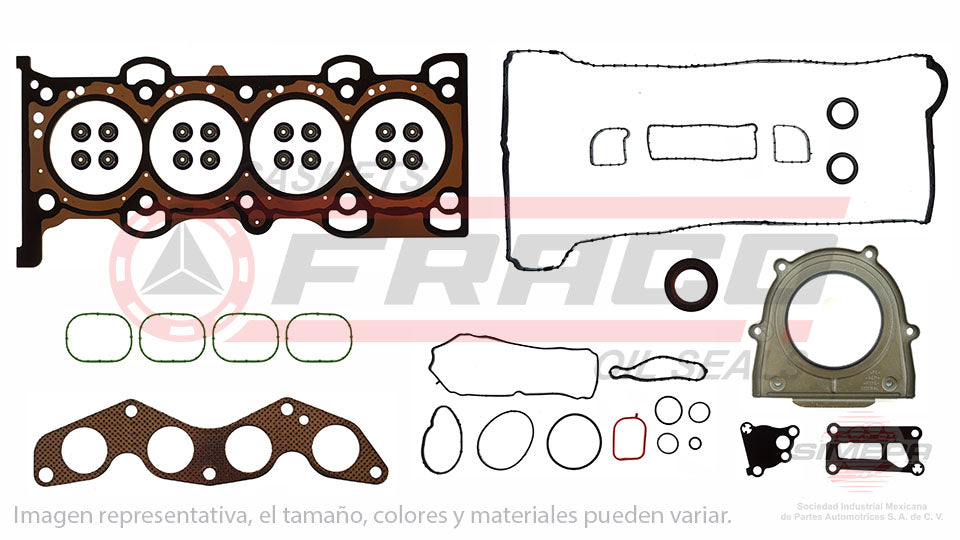 FSX-2640058 - JUEGO DE EMPAQUES PARA FORD FOCUS L4 2.0 L 16 V. DOHC 2012-2017