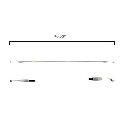 MANJ-108259 - CHICOTE CERRADURA PARA NISSAN MARCH 2011-2020 TRASERO IZQUIERDA