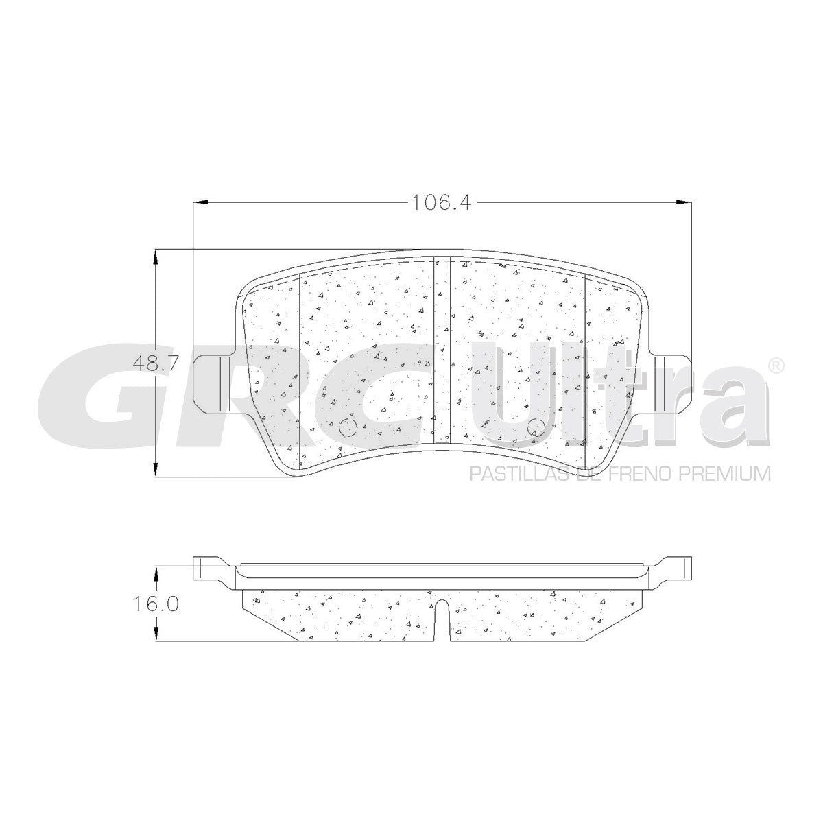 GCD1307 - BALATAS CERAMICAS TRASERAS PARA LAND ROVER LR2 2014-2015