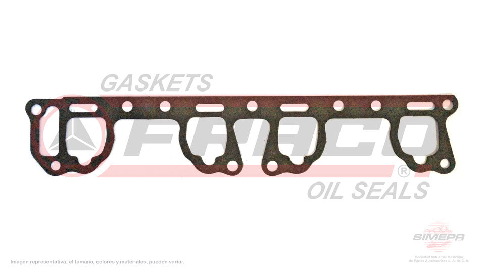 MIX-5840239 - EMPAQUE MULTIPLE DE ADMISION PARA NISSAN 720 L4 2.4 L 8 V. SOHC Z24 1983-1986