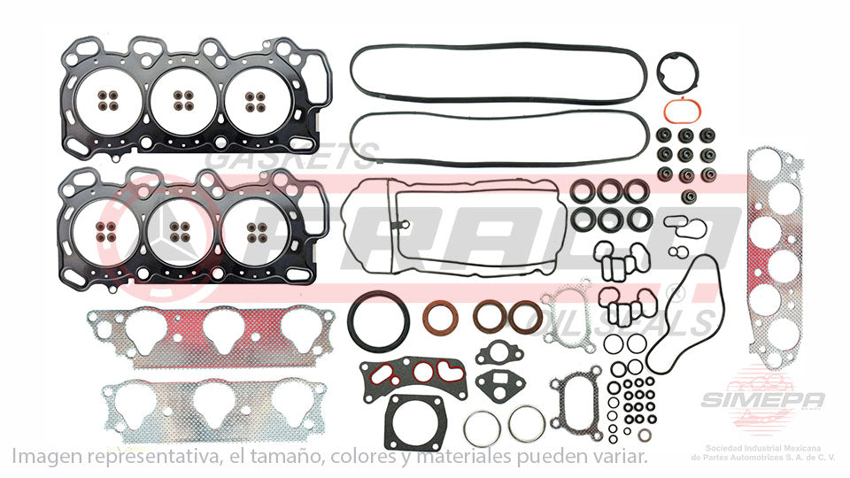 FSX-3562040 - JUEGO DE EMPAQUES PARA HONDA ACCORD V6 3.0 L 24 V. SOHC J30A4 2003-2004