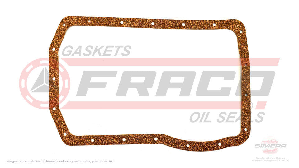 OSX-5840120 - EMPAQUE DE CARTER PARA NISSAN GUAYIN L4 1.5 L 8 V. J15 1970-1985